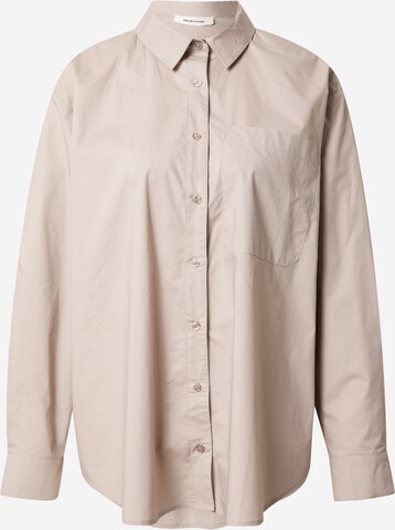 modström Bluse 'Tapir' i beige: forside