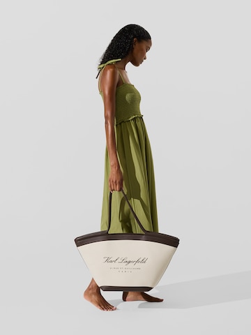 Karl Lagerfeld Strandtasche in Beige