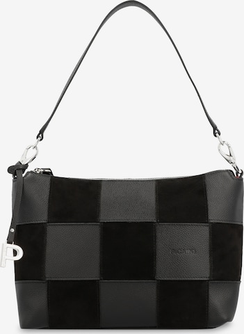 Picard Schultertasche 'Chess' in Schwarz: Vorderseite