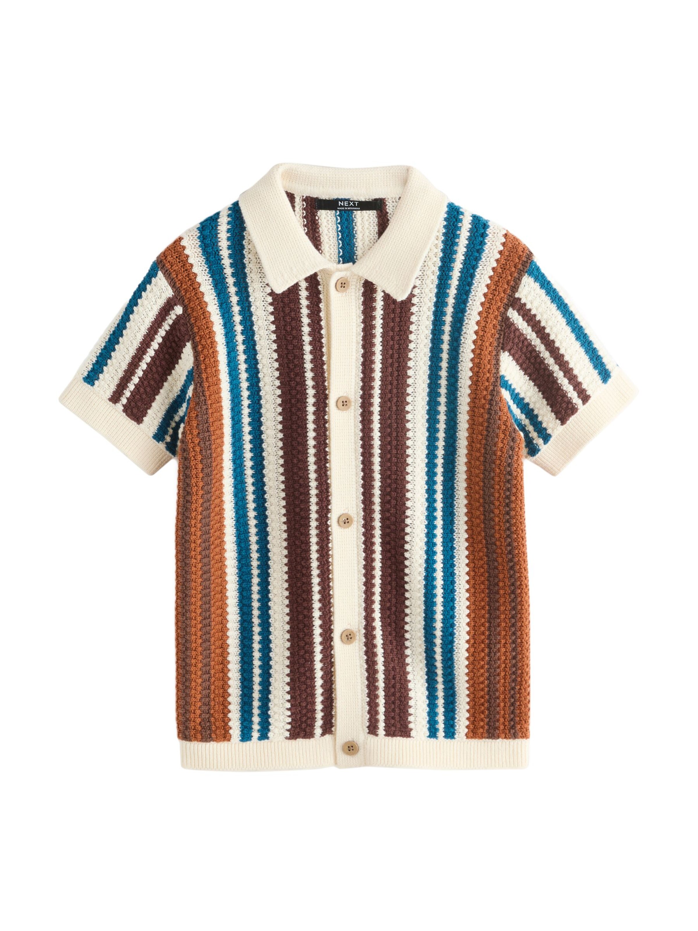 Next Kardigán - barna: elől