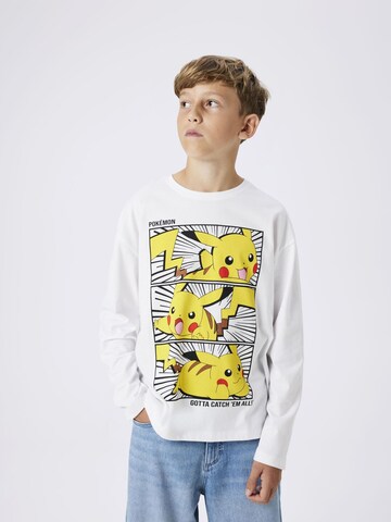 TWO SOON Shirt 'Pokémon' in Wit: voorkant