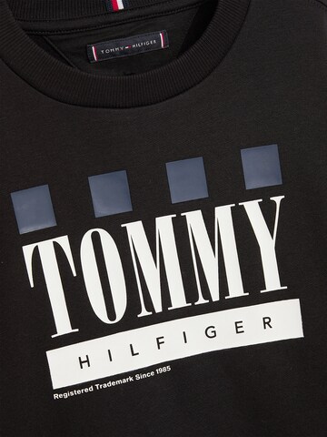 TOMMY HILFIGER Tréning póló - fekete