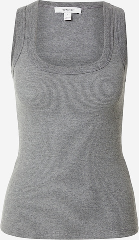 TOPSHOP Top 'HONEY' – šedá: přední strana
