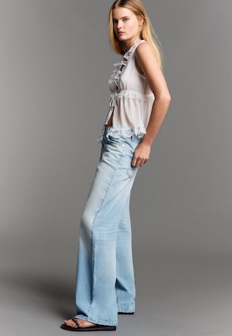 Wide leg Jeans di Bershka in blu