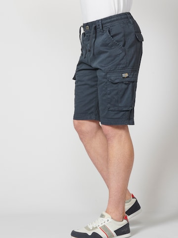 KOROSHI Regular Cargo trousers in Blue