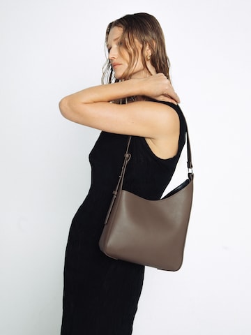 ABOUT YOU x Toni Garrn Shoulder Bag 'June' in Brown: front