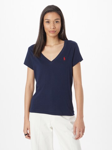 T-shirt Polo Ralph Lauren en bleu : devant