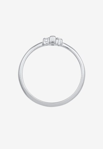 ELLI PREMIUM Ring Edelstein Ring, Verlobungsring in Silber