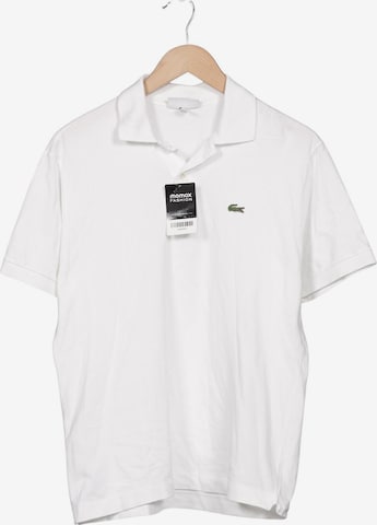 LACOSTE Poloshirt L-XL in Weiß: Vorderseite