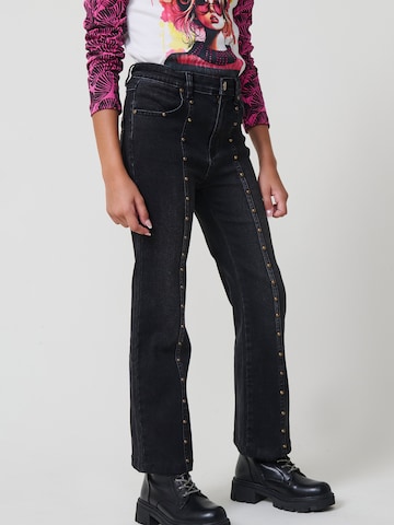 KOROSHI Regularen Kavbojke | črna barva