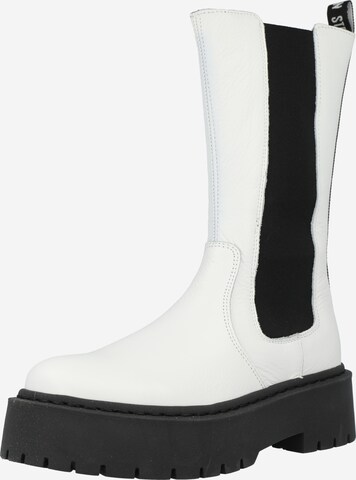 Boots chelsea 'VIVIANNE' di STEVE MADDEN in bianco: frontale