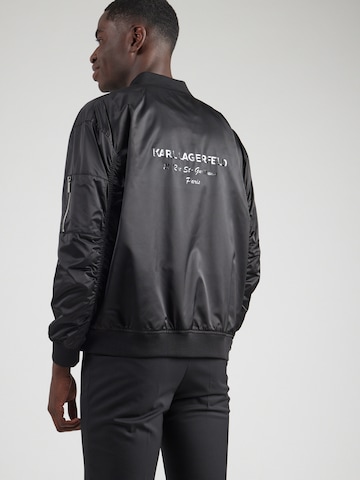 Karl Lagerfeld Between-season jacket in Black: front