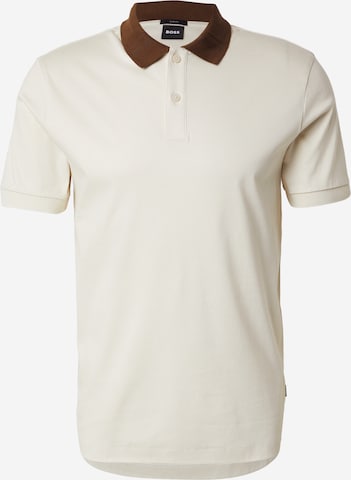 T-Shirt 'H-Phillipson 117' BOSS Black en blanc : devant