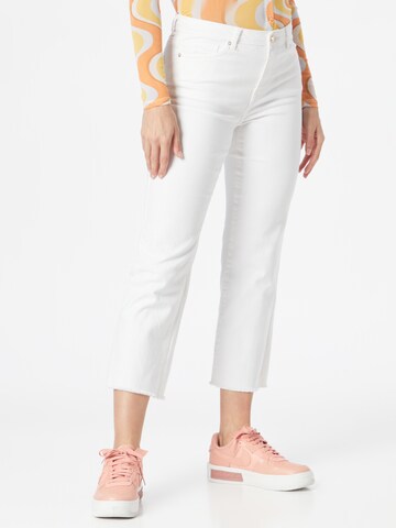 ONLY Boot cut Trousers 'KENYA' in White: front