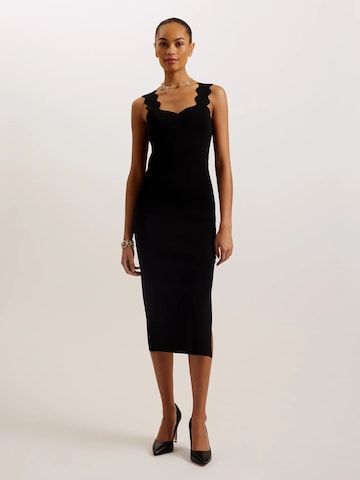 Rochie 'Sharmay' de la Ted Baker pe negru: față