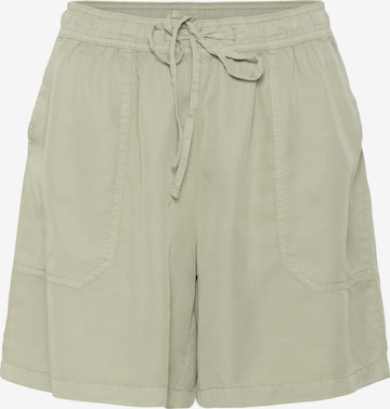 CULTURE Shorts 'Clarina' in Grün: Vorderseite