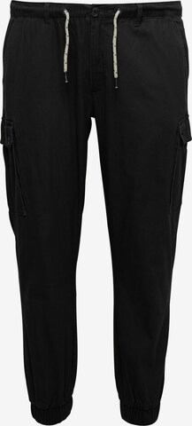 Blend Big Tapered Cargo Pants in Black: front