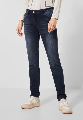 CECIL Loose fit Jeans in Blue: front