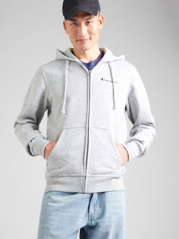 Veste de survêtement Champion Authentic Athletic Apparel en gris : devant