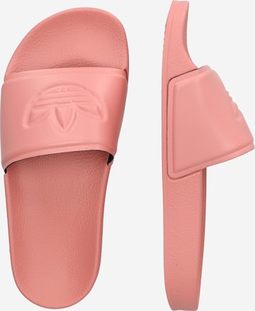 ADIDAS ORIGINALS - Sapato aberto 'ADILETTE TREFOIL' em rosa