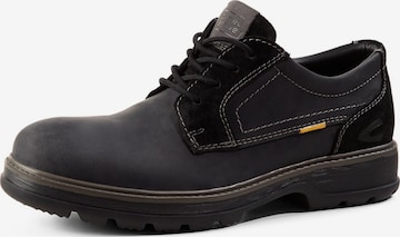 CAMEL ACTIVE Schnürschuh aus echtem Leder in Schwarz: Vorderseite