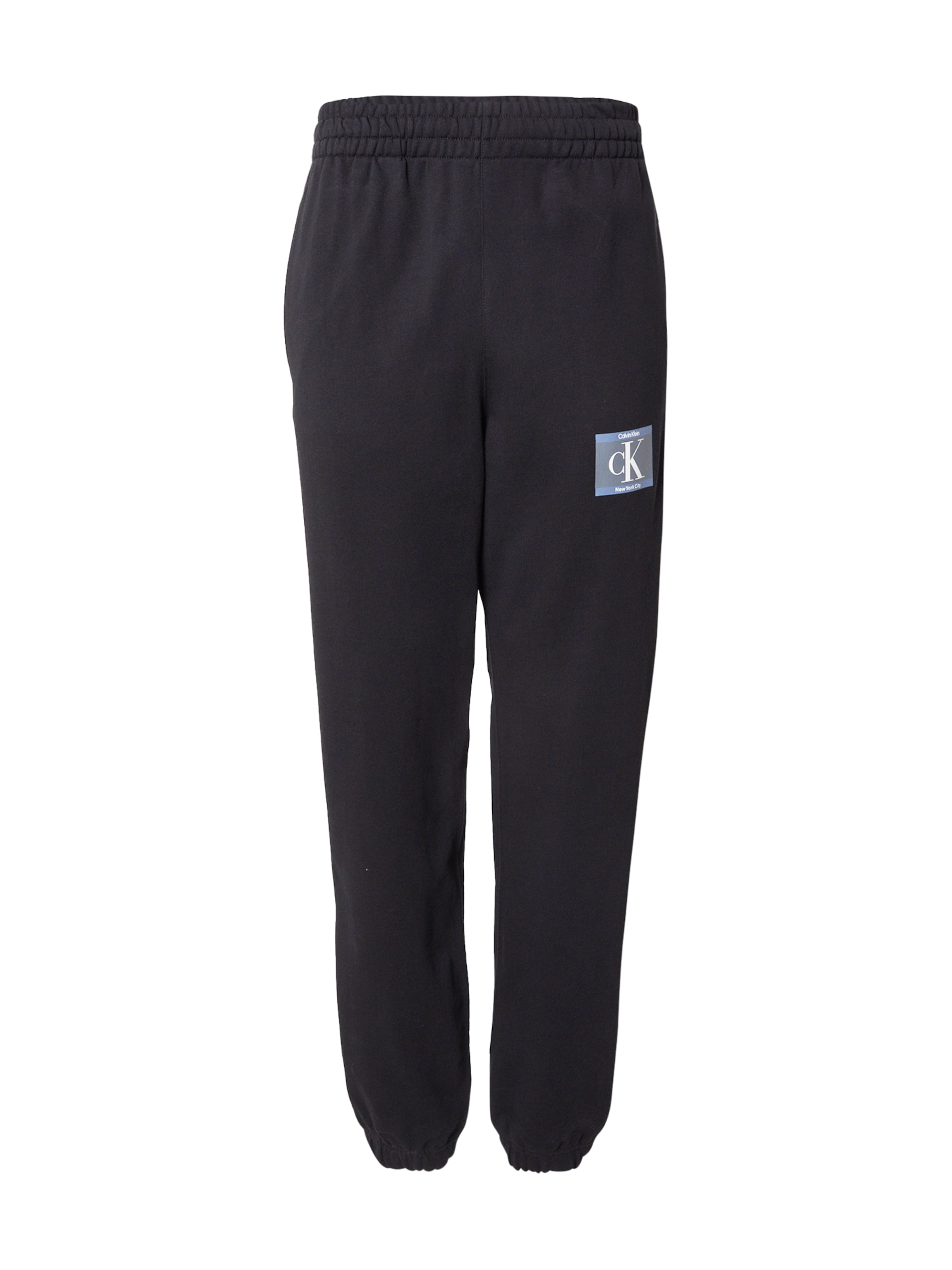 Effilé Pantalon Calvin Klein en noir : devant