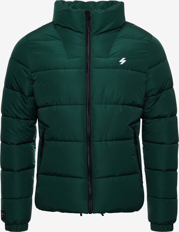 Veste d’hiver Superdry en vert : devant