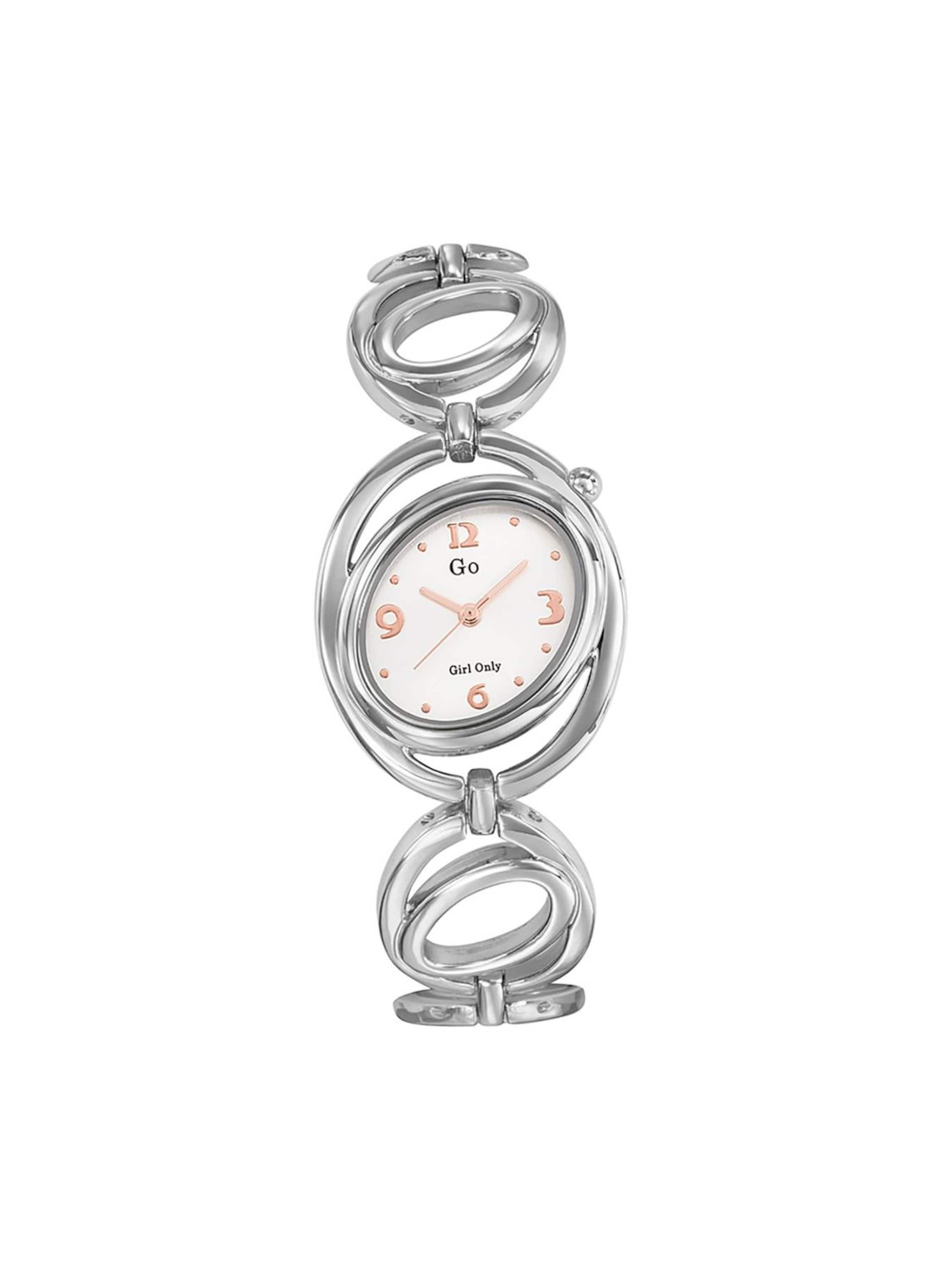 Montre à affichage analogique GO GirlOnly en argent : devant