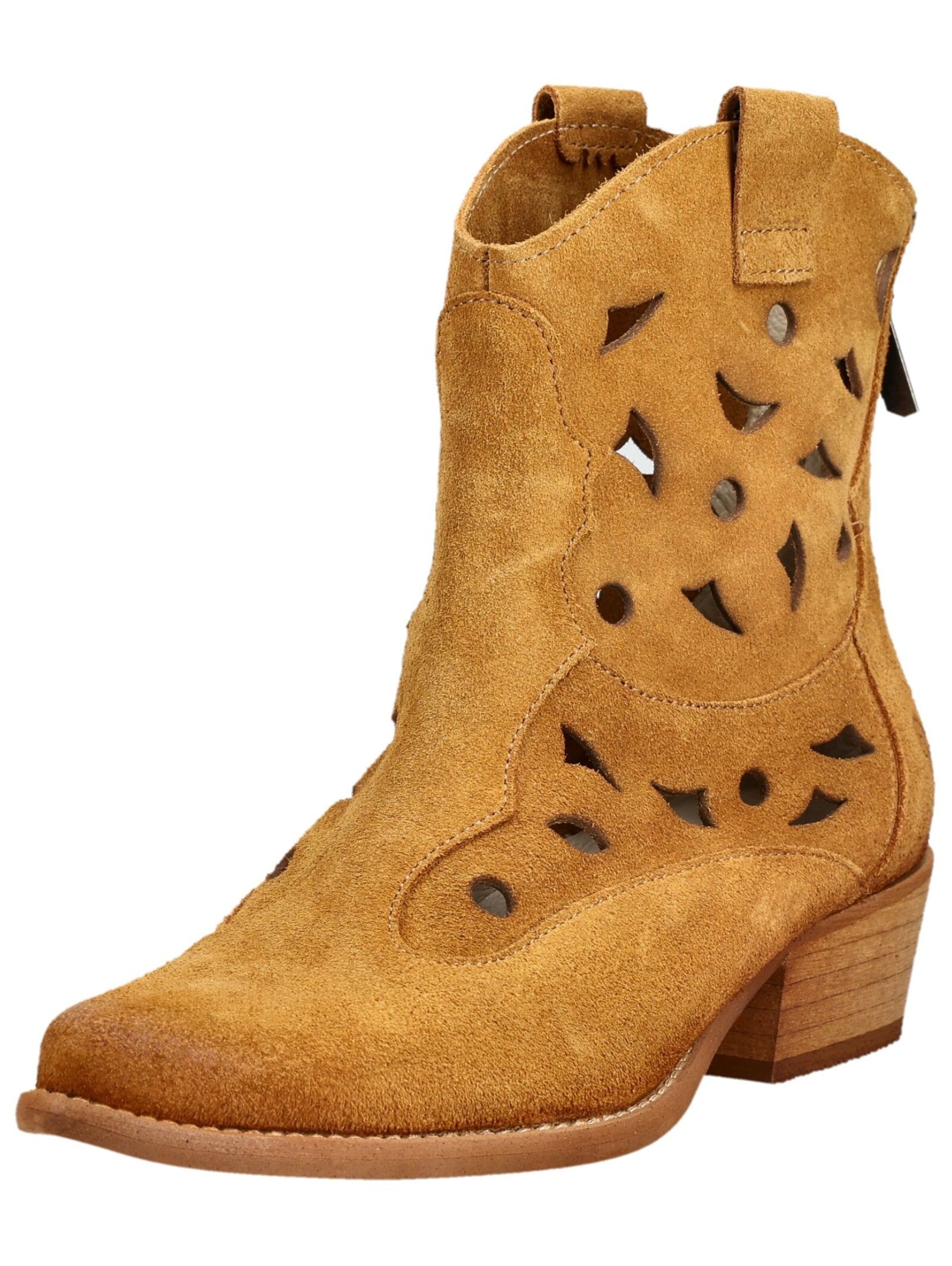 FELMINI Cowboystiefel in cognac, Produktansicht