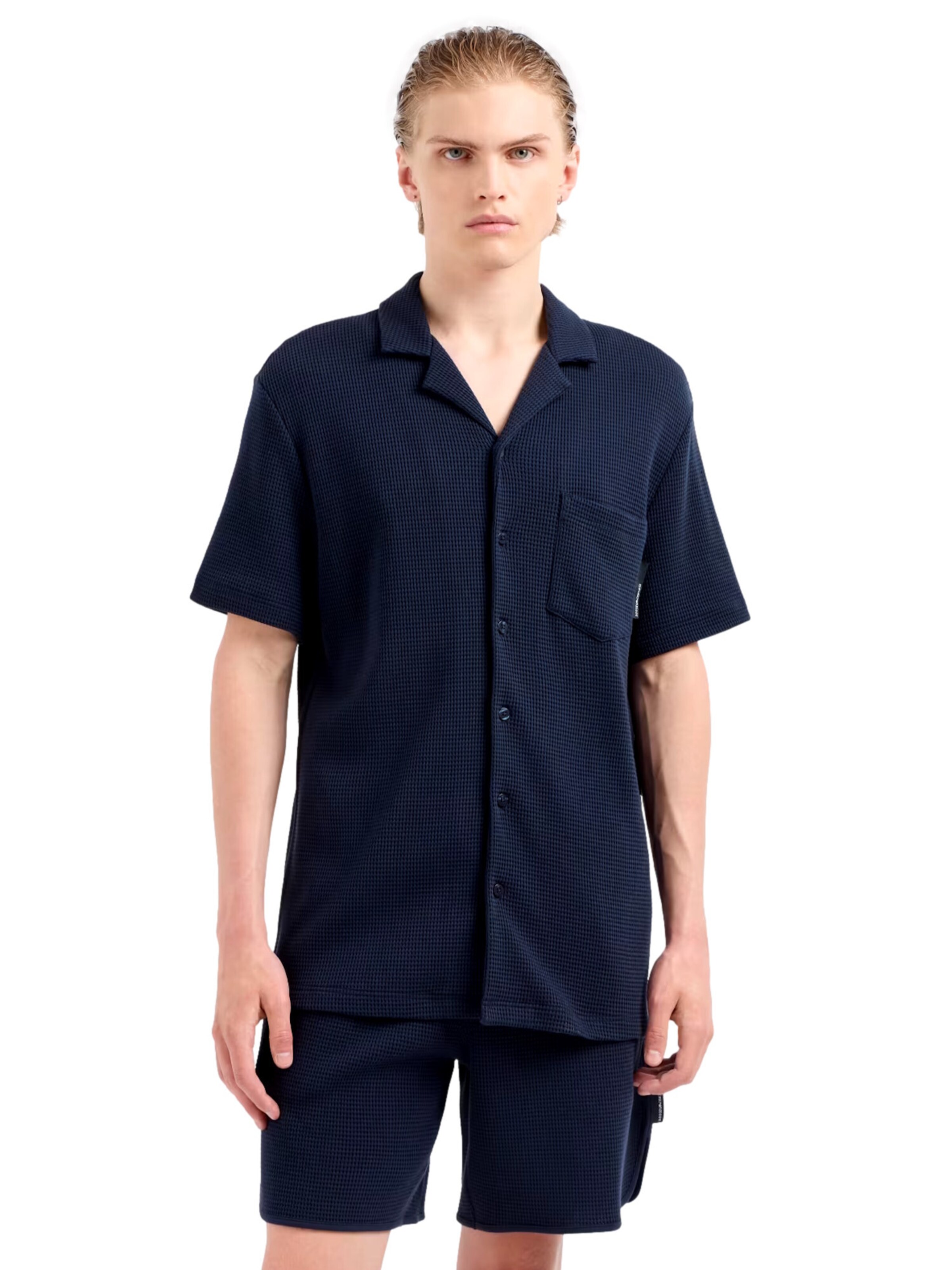 Emporio Armani Shirt in Blauw: voorkant