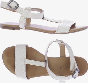 ESPRIT Sandals & High-Heeled Sandals in 36 in White: front