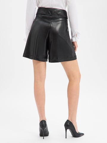 BOSS Wide leg Pants 'Tadeli' in Black