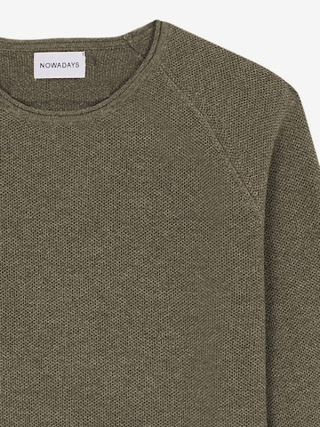 NOWADAYS Sweater 'Honeycomb' in Green