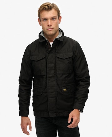 Veste mi-saison 'M65' Superdry en noir : devant