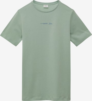 s.Oliver Shirt in Groen: voorkant