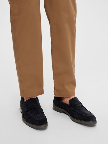 SELECTED HOMME Moccasin in Blue: front