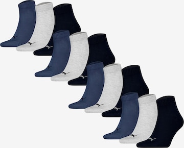 PUMA Ponožky – modrá: přední strana