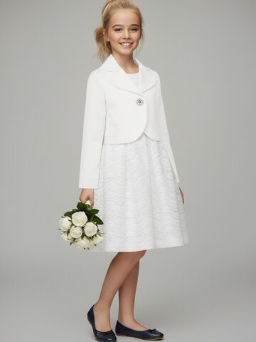 La V Jurk 'La V elegante jurk met kant' in Wit