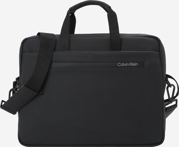Calvin Klein Laptoptaske i sort: forside