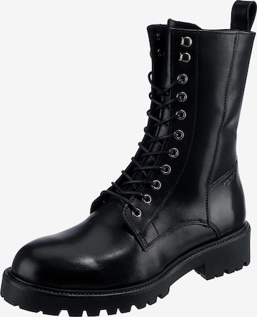 VAGABOND SHOEMAKERS Lace-Up Ankle Boots 'Kenova' in Black: front