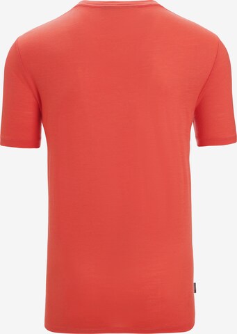 ICEBREAKER Performance Shirt 'Tech Lite II Trailhead' in Red