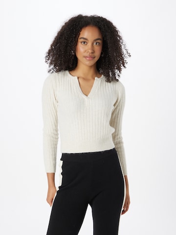 Pull-over 'ELINE' VERO MODA en beige : devant