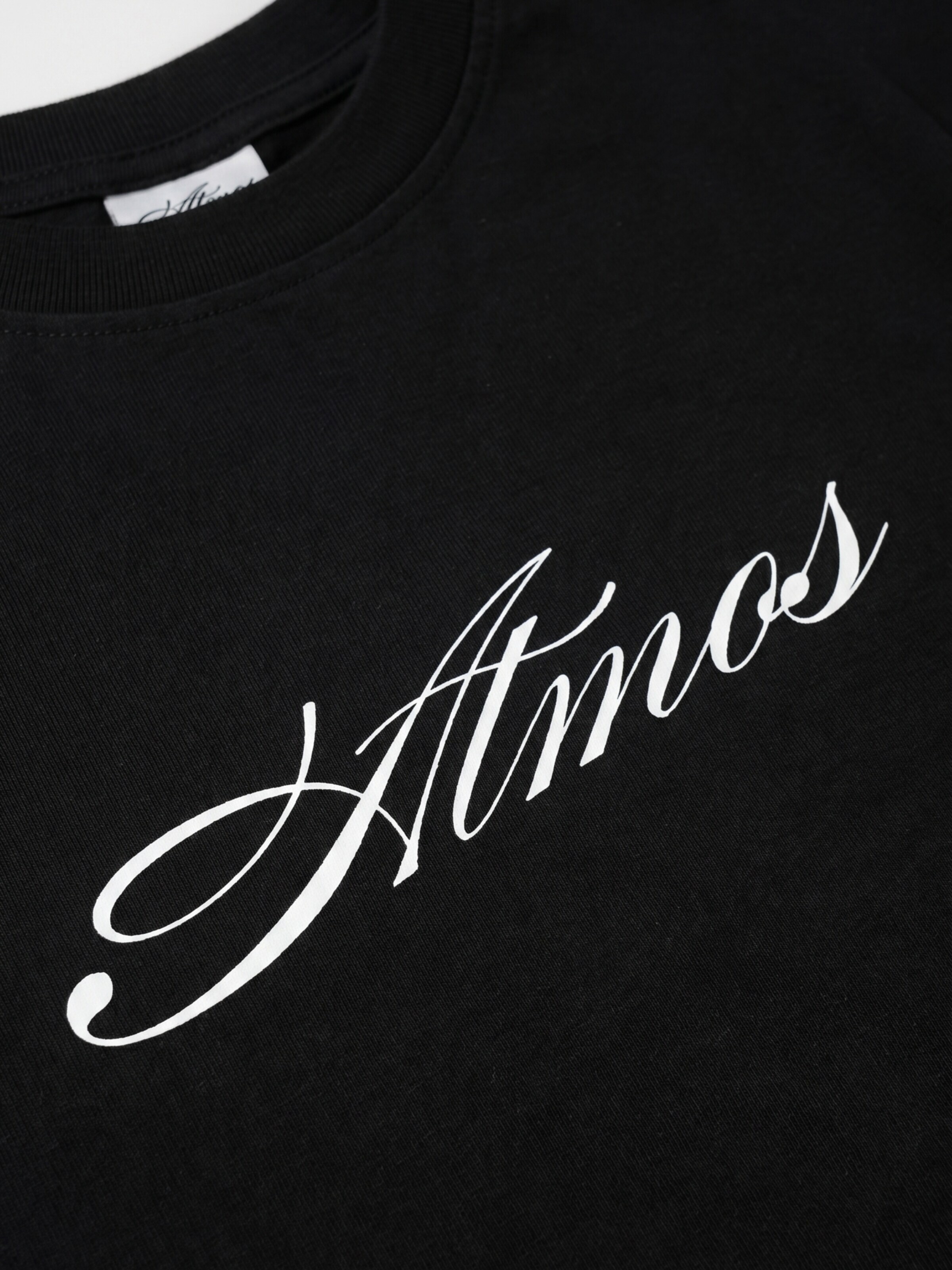 ATMOS Shirt 'Longsleeve 'More God Less Me''‌‌ in Schwarz
