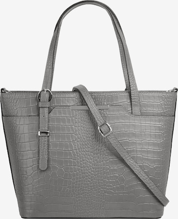Cluty Handbag in Grey: front