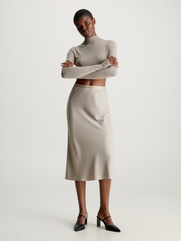 Calvin Klein Regular Rok in Beige