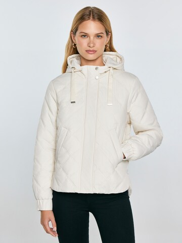 BIG STAR Tussenjas ' WYNTERINA ' in Wit: voorkant