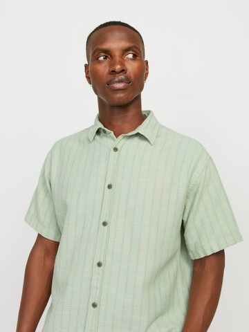 JACK & JONES Regular Fit Hemd 'JOCJOSHUA' in Grün
