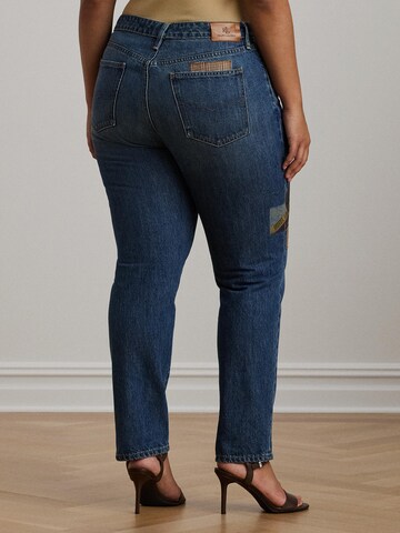 Lauren Ralph Lauren Plus Slimfit Jeans in Blauw