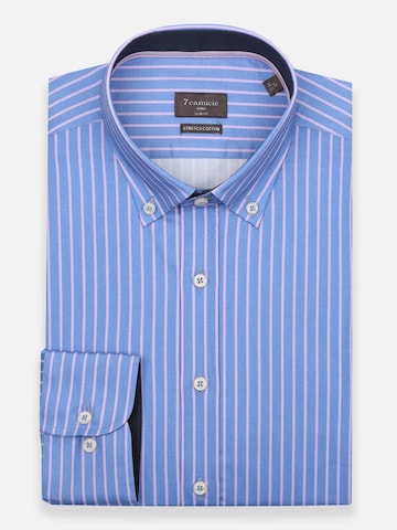 7Camicie Slim Fit Businesshemd 'Leonardo'‌‌‌‌‌ in Blau