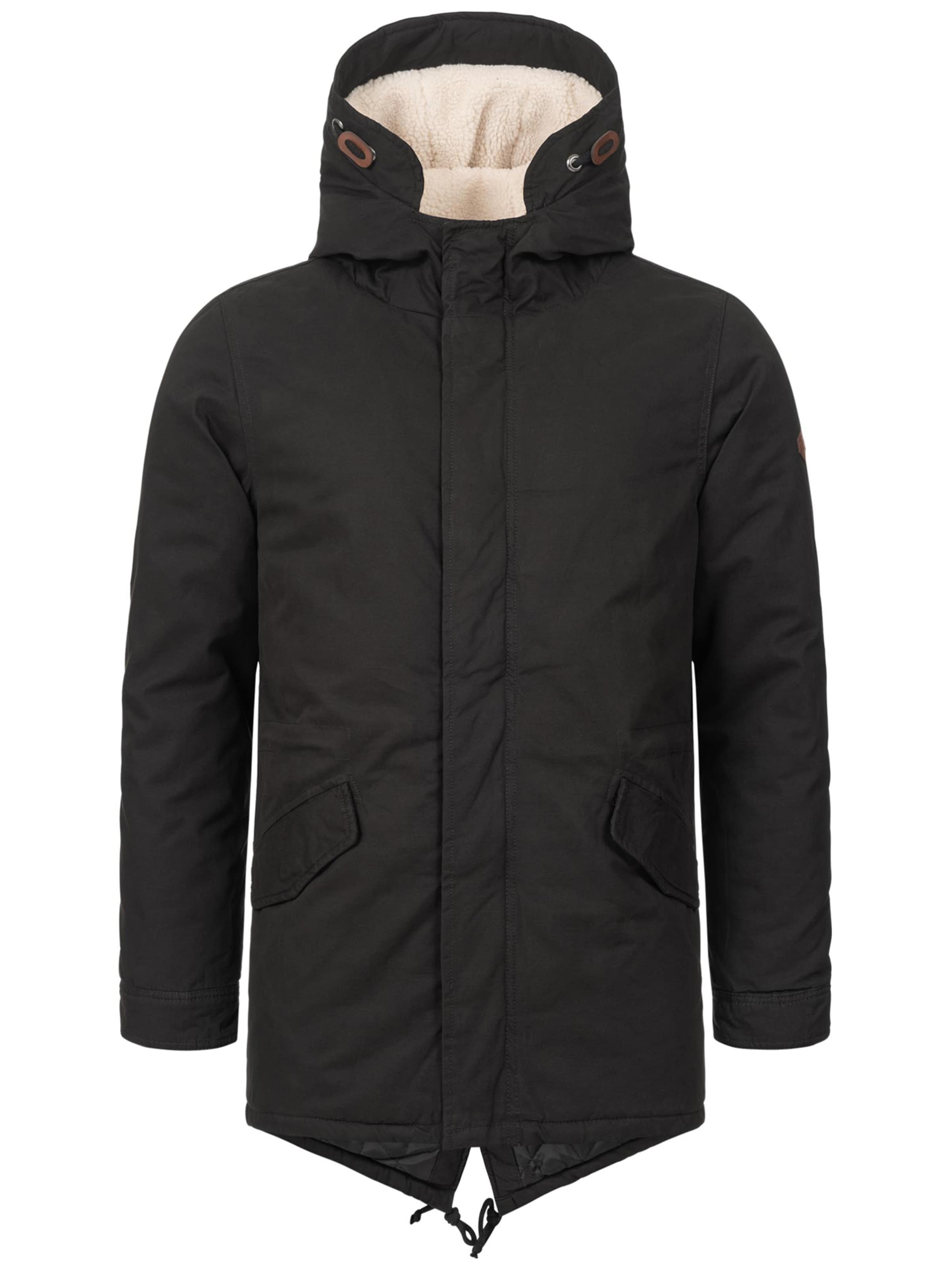 Alessandro Salvarini Winterparka in Zwart: voorkant